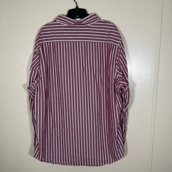 Men’s American Eagle Oxford Vintage Fit Striped Long Sleeve Button Down XXL - Picture 2 of 7